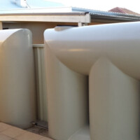 Slim line poly tanks