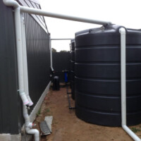 Slim line poly tanks