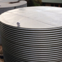 slimline steel rainwater tanks